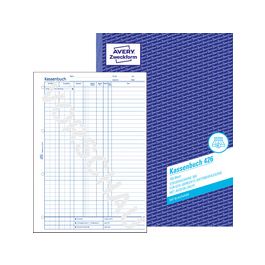 AVERY Zweckform Formularbuch "Kassenbuch EDV", A4, 100 Blatt