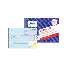 AVERY Zweckform Formularbuch "Quittung mit MwSt.", 4+1