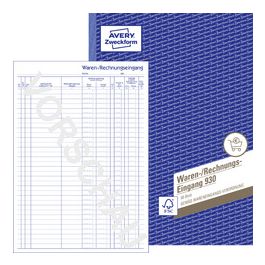 AVERY Zweckform Formularbuch "Waren-/Rechnungseingangsbuch"