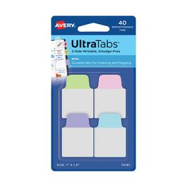 AVERY Zweckform Onglet adhésif UltraTabs pastel