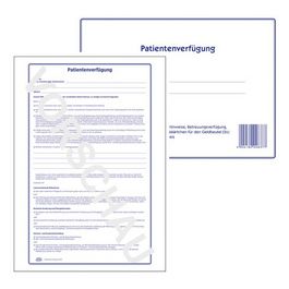 AVERY Zweckform Vordruck "Patientenverfügung", 220 x 163 mm