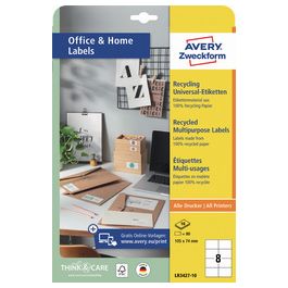 AVERY Zweckform Étiquette multi-usage recyclée Home Office