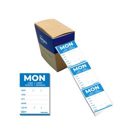 AVERY Étiquette jour MON, 40 x 56 mm, bleu