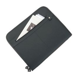 Alassio Conférencier "MILANO", A4, cuir, noir