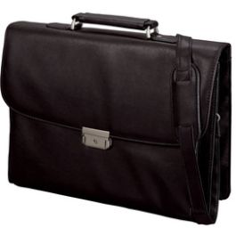 Alassio Porte-documents "CANTANA", similicuir, noir