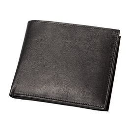 Alassio Portefeuille, format paysage, en cuir, noir