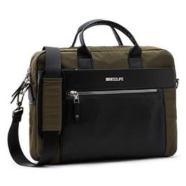 BESTLIFE Business Sacoche pour laptop ALYA, vert foncé/noir