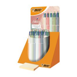 BIC Stylo à bille 4 Colours Mineral Tones, présentoir