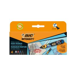 BIC Marqueur permanent Intensity, carte blister de 4