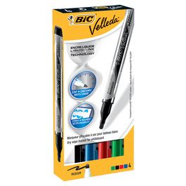 BIC Marqueur pour tableau blanc Velleda Liquid Ink, étui de