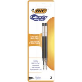 BIC Recharge pour stylo à encre gel, noir