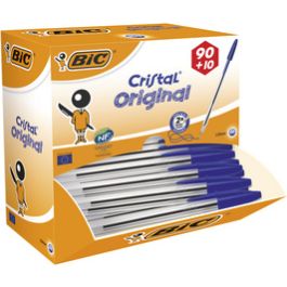 BIC Stylo à bille Cristal Original, VALUE PACK, bleu