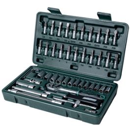 BRÜDER MANNESMANN Jeu de douilles 1/4", 46 pièces