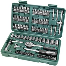 BRÜDER MANNESMANN Jeu de douilles & embouts, 130 pièces