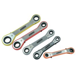 BRÜDER MANNESMANN Kit de clé polygonale à cliquet, 5 pièces