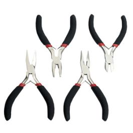 BRÜDER MANNESMANN Kit de pinces pour électronique, 4 pièces