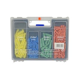 BRÜDER MANNESMANN Kit forets & chevilles, 300 pièces