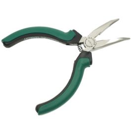 BRÜDER MANNESMANN Pince à bec pointu "Elektronik", coudée