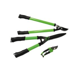 BRÜDER MANNESMANN Set de cisailles de jardinage, 3 pièces