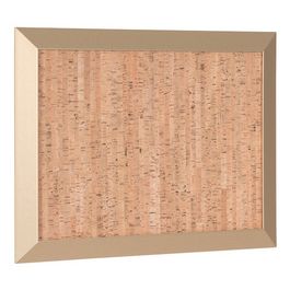 Bi-Office Tableau design en liège Kamashi, 600 x 450 mm, or