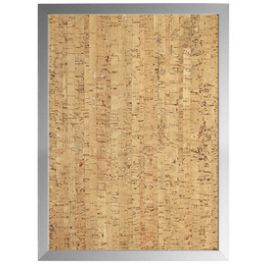 Bi-Office Tableau design en liège, 600 x 400 mm, argent