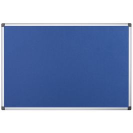 Bi-Office Tableau en feutre "Maya", 900 x 600 mm, bleu