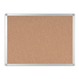 Bi-Office Tableau en liège AYDA, cadre alu, 600 x 450 mm