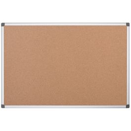 Bi-Office Tableau en liège "Maya", 1.200 x 900 mm, cadre alu