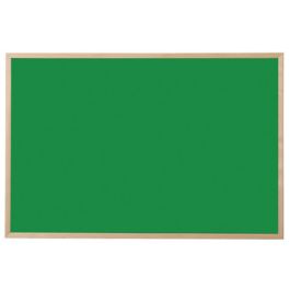 Bi-Office Tableau noir, bois naturel, 900 x 600 mm, vert