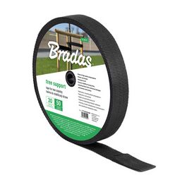 Bradas Bande de ligature pour arbres, PP, 30 mm x 50 m, noir