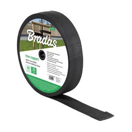 Bradas Bande de ligature pour arbres, PP, 40 mm x 25 m, noir