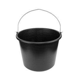 Bradas Seau, 16 litres, PVC, noir