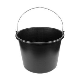 Bradas Seau, 20 litres, PVC, noir