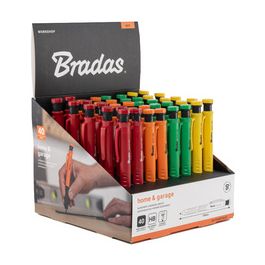 Bradas Bohrlochmarker, Strichbreite: 1,0 mm, 40er Display x40