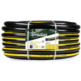 Bradas Tuyau d'arrosage BLACK COLOUR, 3/4", noir/jaune, 50 m