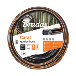 Bradas Tuyau d'arrosage CARAT, 1/2", noir/orange, 20 m