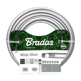 Bradas Tuyau d'arrosage NTS WHITE SILVER, 1/2", 20 m