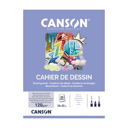CANSON Cahier de dessin, uni, 120 g/m2, 170 x 220 mm
