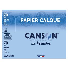 CANSON Papier calque satin, 240 x 320 mm, 70 g/m2