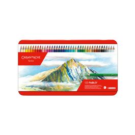 CARAN D'ACHE Crayons de couleur PABLO, étui métal de 120