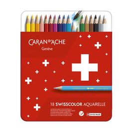 CARAN D'ACHE Crayons de couleur SWISSCOLOR Aquarelle