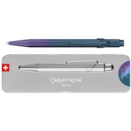 CARAN D'ACHE Stylo à bille rétractable 849 Violet Marin