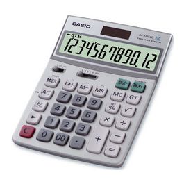 CASIO Calculatrice de bureau DF-120 ECO, solaire / pile
