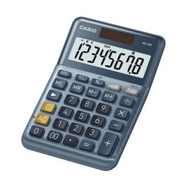 CASIO Calculatrice de bureau MS-80E, 8 chiffres, argent