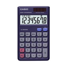 CASIO Calculatrice de poche SL-300 VERA, solaire / à pile