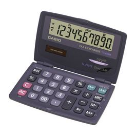 CASIO calculatrice SL-210 TE, avec alimentation solaire/par