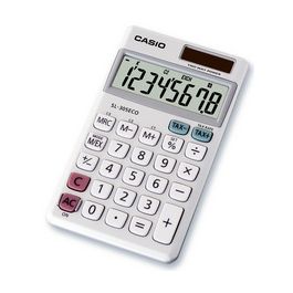 CASIO calculatrice SL-305 ECO, fonctionnement par pile ou