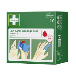 CEDERROTH Pansement "Soft Foam Bandage", bleu
