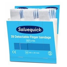 CEDERROTH Salvequick Pansement pour doigt, détectable