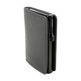 CLICKSAFE Portefeuille SLIM avec porte-cartes, cuir nappa